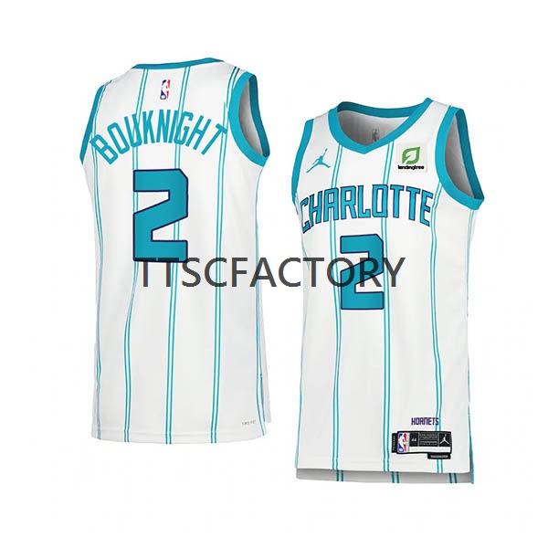Charlotte Hornets Trikot James Bouknight 2 Jordan 2022-23 Association Edition Weiß Swingman - Herren